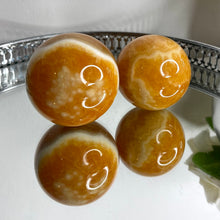 Load image into Gallery viewer, Orange Calcite Sphere