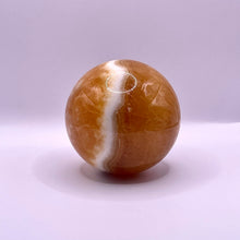 Load image into Gallery viewer, Orange Calcite Sphere