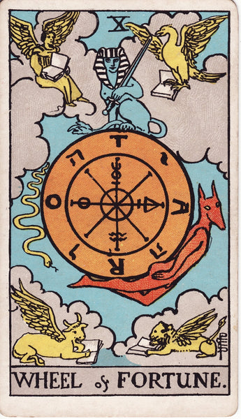 Learning Major Arcana - The Wheel of Fortune (10)