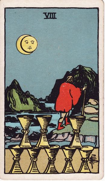 Learning Minor Arcana - Eight of Cups