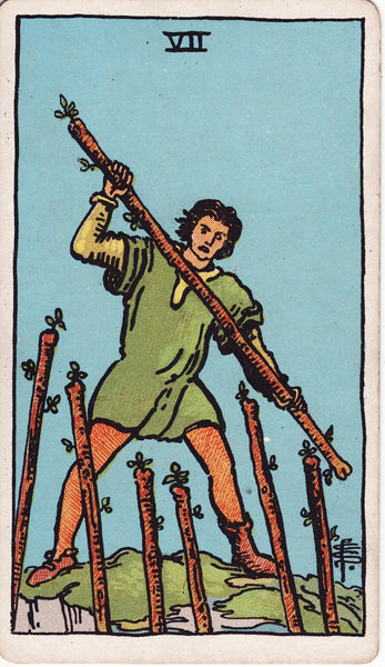 Learning Minor Arcana - Seven of Wands