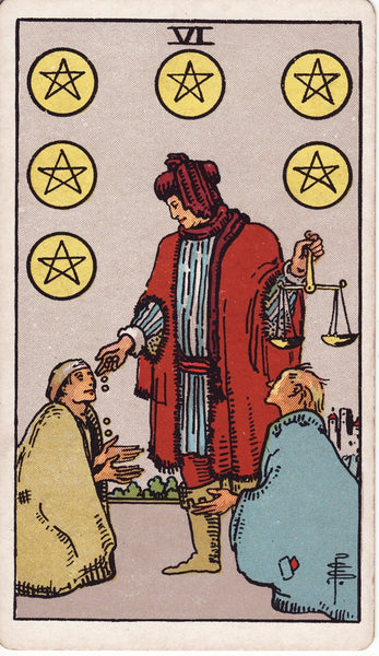 Learning Minor Arcana - Six of Pentacles