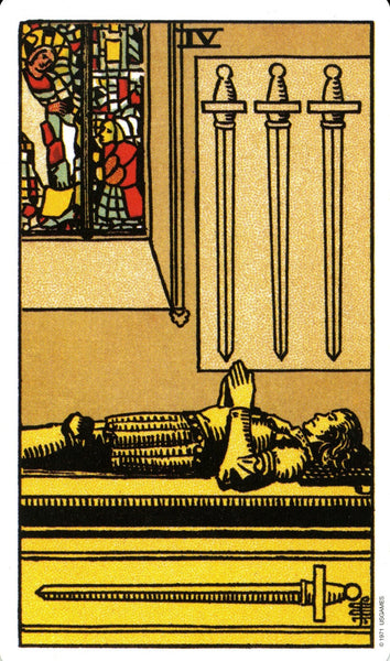 Learning Minor Arcana - Four of Swords