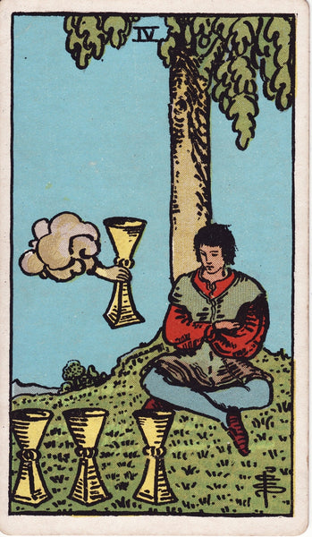 Learning Minor Arcana - Four of Cups