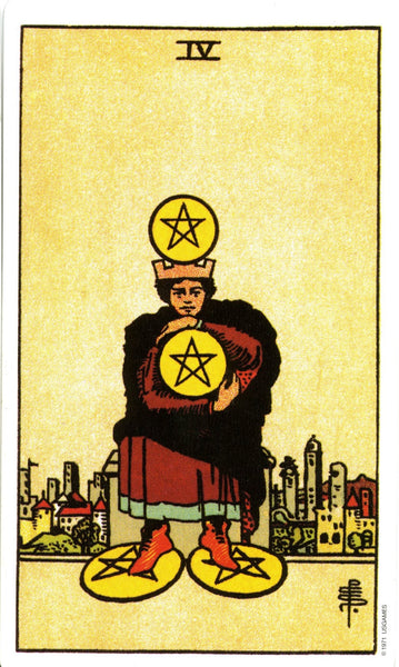 Learning Minor Arcana - Four of Pentacles