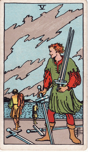 Learning Minor Arcana - Five of Swords