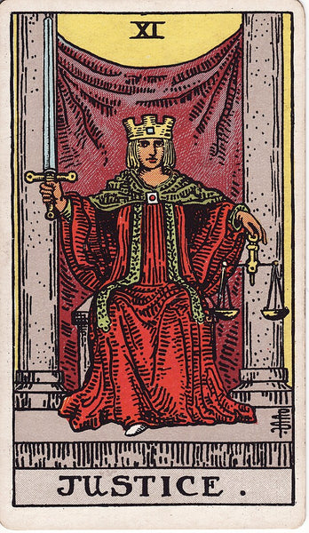 Learning Major Arcana - Justice (11)