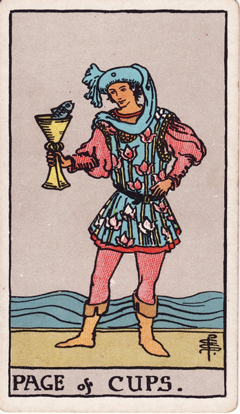 Learning Minor Arcana - Page of Cups