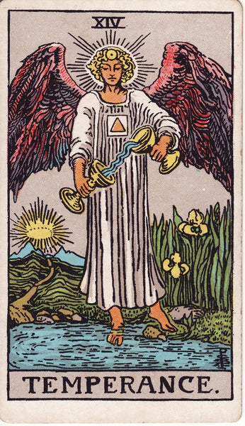 Learning Major Arcana - Temperance (14)