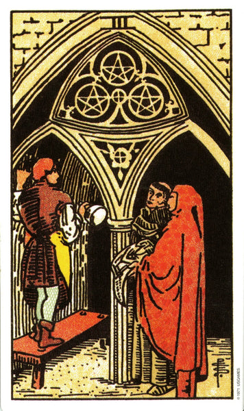 Learning Minor Arcana - Three of Pentacles