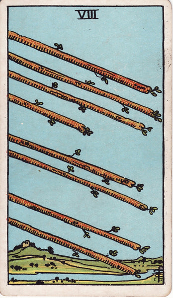 Learning Minor Arcana - Eight of Wands