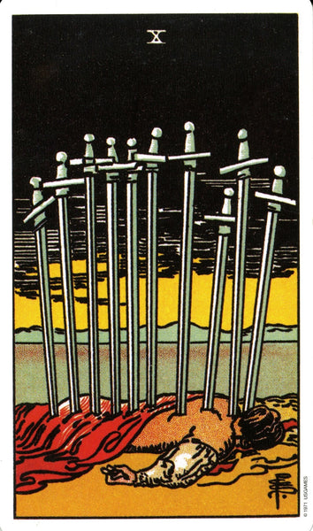 Learning Minor Arcana - Ten of Swords