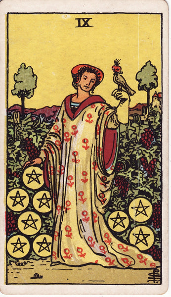 Learning Minor Arcana - Nine of Pentacles