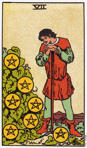 Learning Minor Arcana - Seven of Pentacles