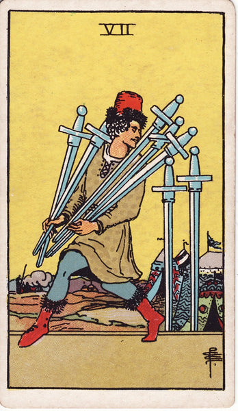 Learning Minor Arcana - Seven of Swords